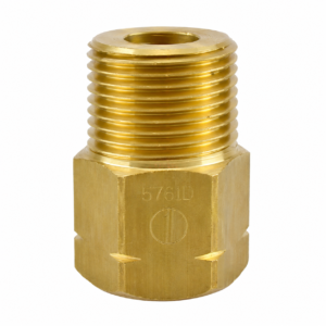 REGO 5761D Brass Adapter Female POL x 3/4" Male NPT Propane LP Gas Fitting