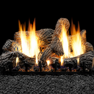 Empire 24" Ceramic Fiber Gas Log Set 5-Piece | LS-24EF Vent-Free/Vented Logs
