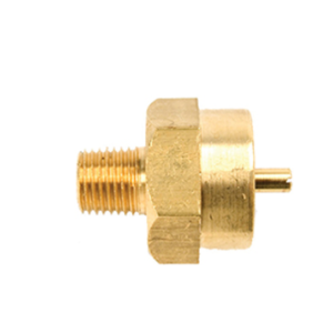Enerco F273754 1"-20 Female Throwaway Cylinder Adapter 1/4" NPT Brass Fitting