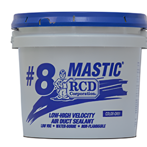 RCD #8 Mastic 1 Gallon HVAC Duct Sealant UL Listed Grey