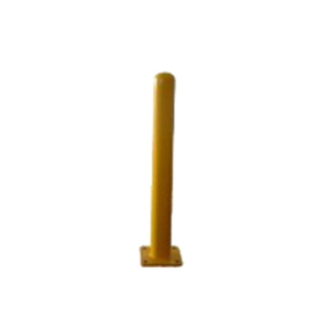 SBI 110-436-PCY Stop Pole 4"x36" Powder Coated Yellow with 8"x8" Base Bollard