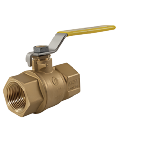 T-100-012 1/2" Full Port Brass Ball Valve, FNPT x FNPT, 600 WOG Industrial