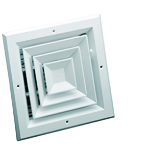 8x8 4-Way Ceiling Diffuser White Square HVAC Vent 10 Pack