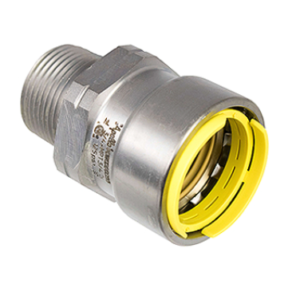 Conbraco 1-1/4" Press x 1-1/4" MPT Adapter Stainless Press Fitting PWR7482112