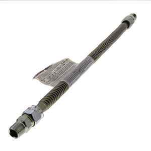 Cambridge 24" Black Gas Connector 3/8" MIP x 3/8" FIP Flex Hose