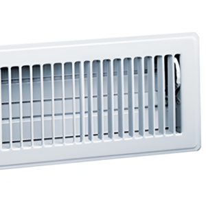 AMP 12x2 White Floor Register 2-Way Stamped Face HVAC MFG#014552