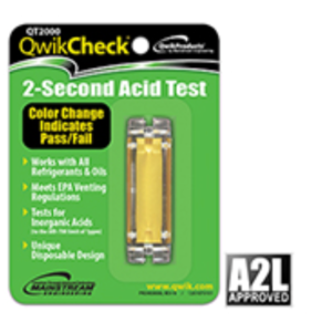 QwikCheck QT2000 2-Second HVAC Refrigerant Acid Test Kit ARI-700 1ppm