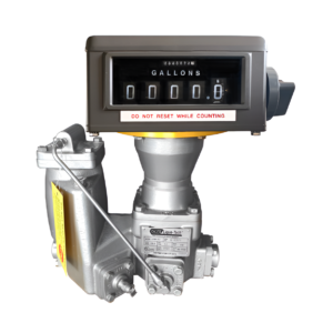 Liqua-Tech 1" Gas Meter w/ Non-Print Register 3/4" Flange Propane LP