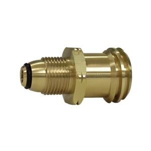Marshall Brass QCC x POL Adapter 1-5/16" ACME LP Gas Fitting M. POL
