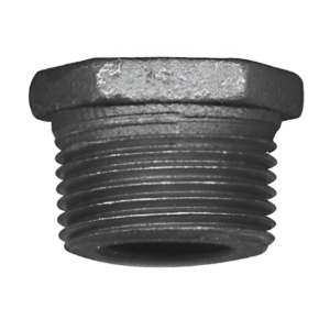 B&K 1" x 3/4" Black Iron Pipe Bushing Reducer NPT Fitting for Gas/LP/Steam
