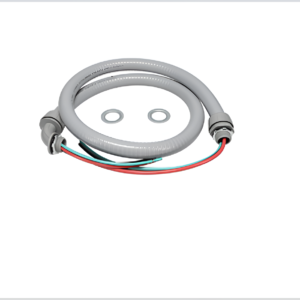 4ft AC Whip 1/2" Liquid-Tight Conduit #10 Wire Pre-Assembled HVAC Kit Cambridge