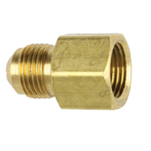 Americ&B U3-10E Brass Female Coupling 5/8" Flare x 3/4" FNPT Gas
