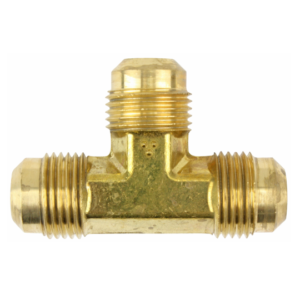 Fairview 44H-6 Brass Flare Tee 3/8" SAE LP Gas Propane Natural Refrigeration Fit