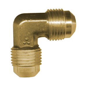 3/8" Brass Flare Elbow Fitting HOLYOKE LP Propane Gas 90° MFL Connector MFG#55-6