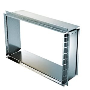 16x8 Start Collar Straight Rectangular Duct Galv HVAC MFG# 16X8-141SD