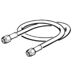 Enerco VHA405F 5 FT LPG Vapor Hose 1/4" ID w/ 9/16"-18LW Fittings Each End