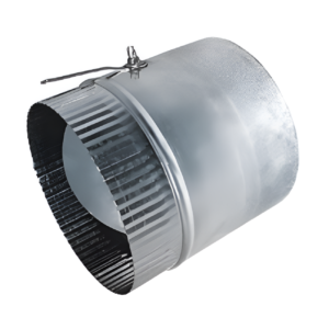 ACME 7" Round Damper Section HVAC Duct Fitting – Galvanized Steel