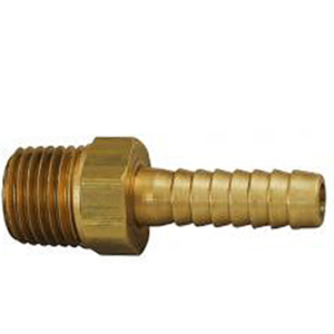 MEC ME5231 1/4" Hose Barb x 1/8" MNPT Brass Fitting High Pressure LP Gas