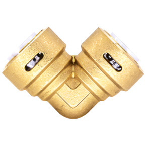 RECTORSEAL PRO-Fit 1/2" Quick Connect Elbow 90° Brass Fitting HVAC 87026