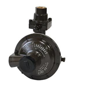 Rego LV404B4V9 Compact Twin Stage Regulator 1/2" F NPT LP/Propane 525K BTU