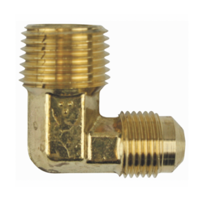 Fairview 49H-8D 1/2" Male Flare x 1/2" MNPT Brass Elbow SAE