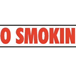 No Smoking Vinyl Decal 3" | Douglas V23BB Safety Label for Propane LP Gas Zones