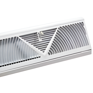 AMP 470 18 White Baseboard Diffuser 18" HVAC Register MFG#036417