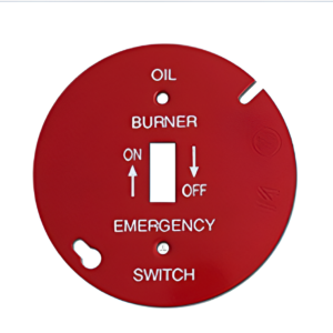 Commerce Electric Oil Burner Emergency Switch Cover Plate MFG#MUL41012