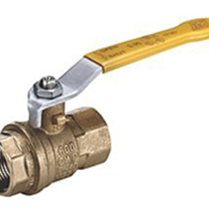 RUB INC S95E41 3/4" Brass Full Port Ball Valve NPT Thread Industrial Gas Use