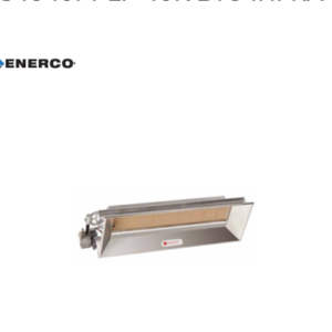 Enerco HS4040PPLP 40K BTU Infra-Red Overhead Heater LP Propane Power Pile