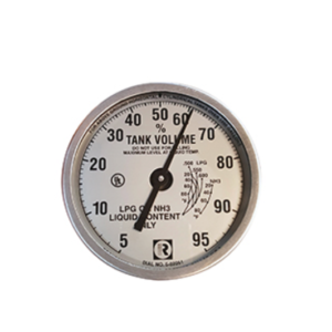 Rochester 5013S02051 4" Combo Dial for Eliminator LP Gas Tank Gauge – Silver Fac