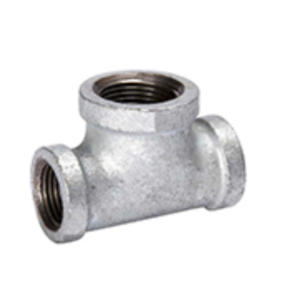 B&K 1-1/4" x 1-1/4" x 1/2" Galvanized Reducing Tee NPT Gas Pipe Fitting | MFG# 5