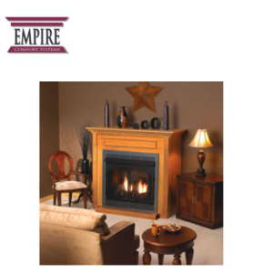 Empire EMBF1SO Oak Cabinet Mantel for Breckenridge 32 Deluxe Gas Fireplace