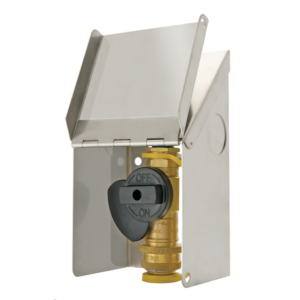 Fairview NGO-3 Propane Gas Outlet Quick Connect 125,000 BTU SS Cover RV LP