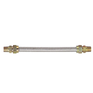 Dormont 30-3131-36 36" Stainless Steel Gas Range Connector 1/2" MIP x MIP Hose