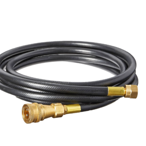 Enerco VHA412FF-QD 1/4" x 12' LP Propane Hose Quick Disconnect Fits Big Buddy