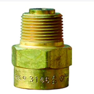 Engineered Controls 3176 1-1/4" F x M NPT Brass Back Pressure Valve LP Propane