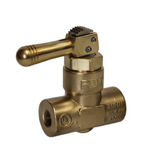 REGO 7901TLA Quick Acting Propane Valve 3/8" FNPT Locking Handle