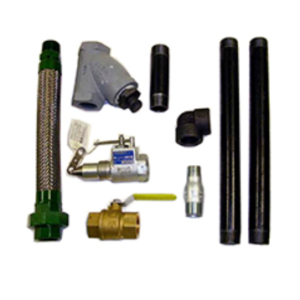T2P-112 Tank to Pump Piping Kit 1-1/2" Pump w/ Internal Valve, Strainer & Flex