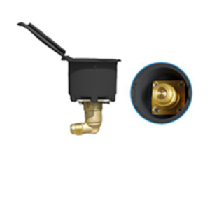 Cavagna 68.0065 Euro Remote Filler Valve w/ Enclosure 1/2" Male Flare LPG