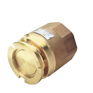 Emco Wheaton J73A-BBN0-B 3" Brass Dry Break Coupler with Buna Seal LP Gas