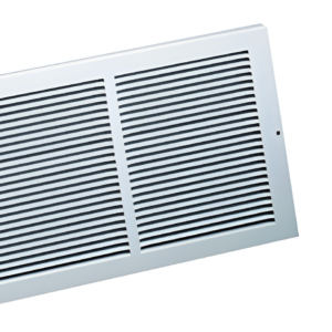 24x6 White Baseboard Return Air Grille Steel Wall Vent 671