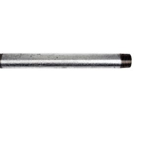 Dealelec GALNP050800 1/2" x 8" Nipple Pipe Fitting NPT Steel LP Gas Systems