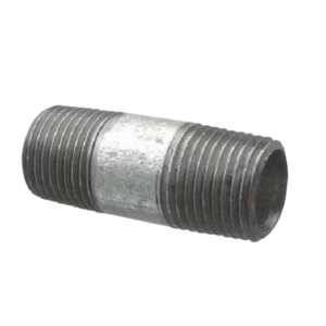 Dealelec GALNP0501200 1/2" x 12" Nipple Pipe Fitting NPT Steel LP Gas Systems