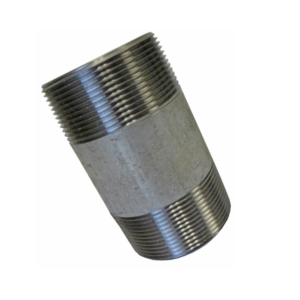 Dealelec GALNP050200 1/2" x 2" NPT Steel Pipe Nipple Propane LP Gas Fitting