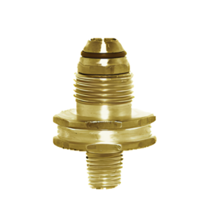 REGO 970HT Brass Soft Nose POL x 1/4" M.NPT Fitting Handwheel Propane LP Gas