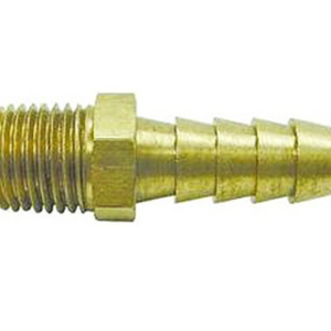 MEC ME4252 Brass Hose Barb Fitting 3/8" Hose x 1/4" MNPT Propane LP Gas