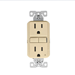 Cooper TRGF20W 20A 125V GFCI Receptacle NEMA 5-20R White MFG#TRGF20W