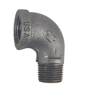 Anvil STEL90-100-STD 1" NPT 90° Street Elbow Fitting Cast Iron Gas/LP/Propane