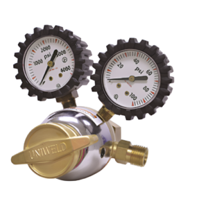 Uniweld RO100 Oxygen Regulator w/ Dual Gauges – A Hose, CGA-540 Welding Torch